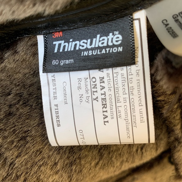 Danier black real leather long winter jacket Coat Thinsulate & Faux Fur Lining - Picture 7 of 16